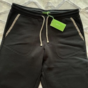 Men's Hugo Boss GREEN Label Black Jogger Sweatpants NWT - Picture 1 of 4