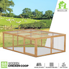 68"x48" Wooden Chicken Coop Rabbit Hutch Pet House Rectangle Animal Poultry Cage
