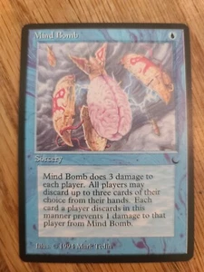 MTG-The Dark, Mind Bomb, LP Card - Picture 1 of 2