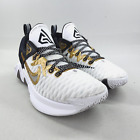 Nike Giannis Immortality Mens Size 6 White/Gold/Black Basketball Shoes