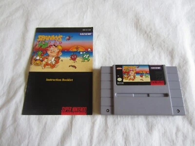 Spanky's Quest (SNES) Super Nintendo Cartridge + Manual 1992 Natsume RARE - Image 1 of 4