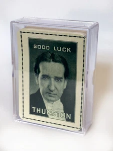 EARLIER HOWARD THURSTON THROWOUT CARD PLAYING CARDS / Custom Magic Playing Cards - Picture 1 of 4