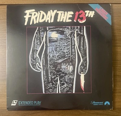 Friday The 13th - Laserdisc Videodisc Vintage 1980 - Extended Play - RARE - Imagem 1 de 4