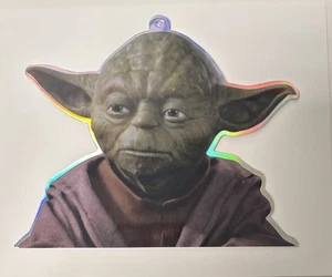 2025 Topps Chrome Star Wars Yoda Oversize Heads Diecut Exclusive CDC-20 Costco - Picture 1 of 2