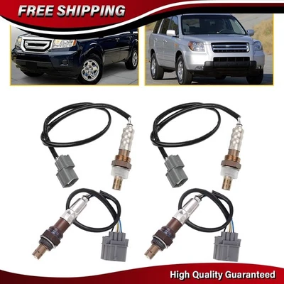 4PCS Up+Down O2 Oxygen Sensor 2004-2006 Honda Accord Acura TL MDX 3.0L 3.2L 3.5L - Image 1 of 4