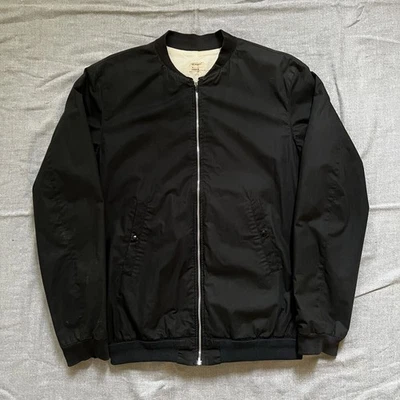 Chaqueta de Colección 1998 Helmut Lang Jersey Blusa Exterior Para Hombre Talla 48 Negra Foto 1 de 4