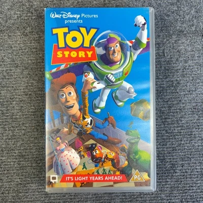 Toy Story VHS Video 1996 Walt Disney Pixar Animated Funny Family Film Adventure - image 1 of 4