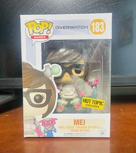 Funko Pop! Overwatch Mei #183 Hot Topic Exclusive. Mint Condition A+Seller - Picture 1 of 8