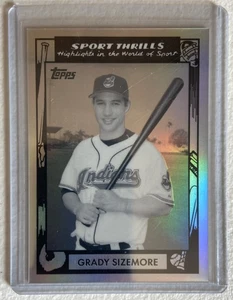 2008 Topps Chrome Trading Card History Refractors #TCHC20 Grady Sizemore 147/400 - Picture 1 of 3