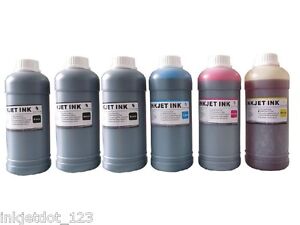 6x500ml Universal refill ink for HP Canon Lexmark Brother Dell 3BK+3Colors