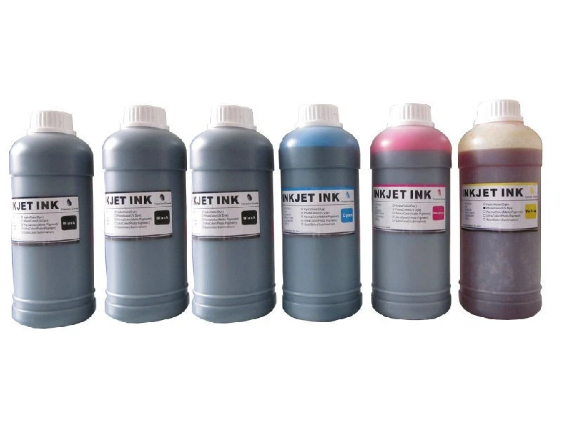 6x500ml Universal refill ink for HP Canon Lexmark Brother Dell 3BK+3Colors - Image 1 of 1