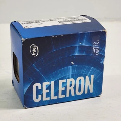 Intel BX80684G4930 Celeron G4930 3.2GHz 2MB Cache LGA1151 CPU Processor Sealed!  - Image 1 of 4