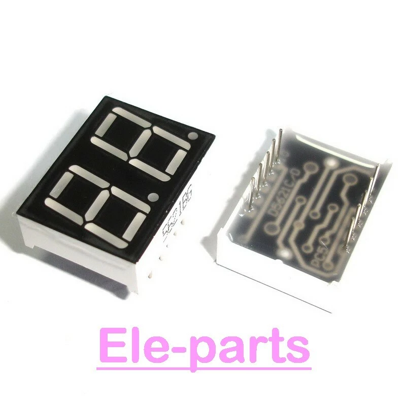 Tubo digital ánodo común pantalla LED verde de 7 segmentos de 0,56 pulgadas de 2 dígitos 10 piezas - Imagen 1 de 1