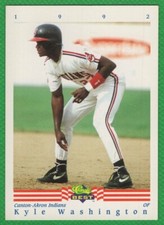 Kyle Washington - 1992 Classic Best #41 - Canton-Akron Indians Baseball Card