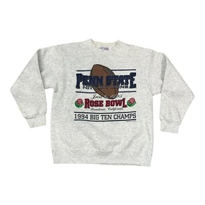 Vintage Penn State Nittany Lions Rose Bowl Sweatshirt 1994 Big Ten Champs 90's - Picture 1 of 8