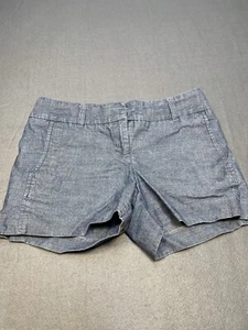 Daisy Fuentes Casual Shorts Adult 4 Women’s Blue Cotton - Picture 1 of 14