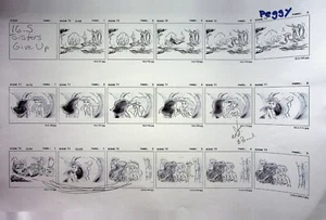 The Little Mermaid Ariel's Beginning Production Film Storyboard Thumbnail Page - Picture 1 of 2