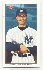 2002 Topps 206 Mini Piedmont Red Mariano Rivera standing 215A