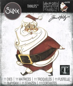 Sizzix® Thinlits™ Die Set 11PK – 664198 Jolly St. Nick, Colorize™ by Tim Holtz® - Bild 1 von 3