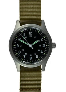 MWC GG-W-113 Automatic Vietnam War Pattern Military Watch with Sapphire Crystal - Picture 1 of 7