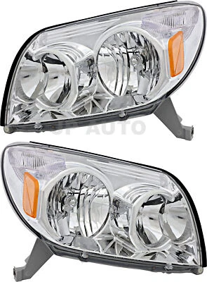 Juego de faros halógenos para Toyota 4Runner 2003-2005 lado conductor y pasajero Foto 1 de 4