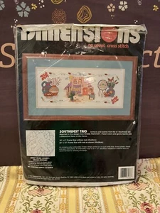 Dimensions Southwest Trio No Count Cross Stitch Kit #3986 18" x 8" Western Open - Bild 1 von 9