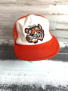 Tapa de bola vintage Exxon Mobile Gas Tiger Snap Back - Imagen 1 de 5