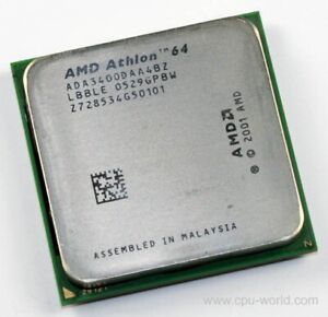 AMD ATHLON 64 3400+ SOCKET 939  MODEL (ADA3400DAA4BZ)