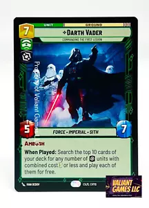 Star Wars Unlimited Darth Vader #087 Spark of Rebellion - Picture 1 of 1