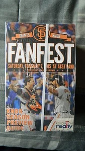 2015 San Francisco Giants KNBR Fan Fest Season Preview Guide Buster Posey - Picture 1 of 6