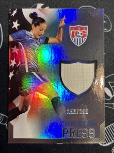 2015 Panini US Soccer Christen Press #9 Match Worn Memorabilia /299
