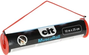 cit mulinello mosca MuscaRoll merce di seconda scelta 10 m x 25 cm cattura mosche trappola mosche senza veleno - Foto 1 di 3
