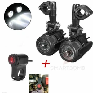 2 FEUX LED MOTO LUMIÈRE APPROUVÉE + BOUTON BMW GS1200 R1250 F800 650 LC1200 - Bild 1 von 10