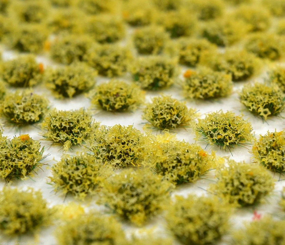 WWG 6mm Mechones de Hierba Estática x 68 | Narcisos | Para Wargames y Miniaturas - Imagen 1 de 1