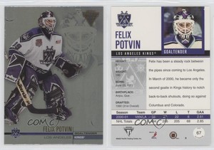 2001-02 Pacific Private Stock Titanium Felix Potvin #67