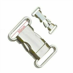 Metal Quick Side Release Buckle Slider Clip For Paracord Bracelet Collar 20~30mm