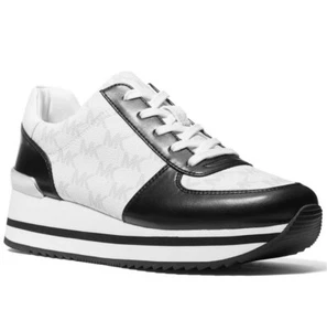 Michael Kors Monique Knit Sneaker Laufschuhe Schwarz/Optic White  - Bild 1 von 3