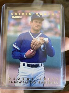 George Brett 1994 Fleer Golden Moments  Baseball Card #6