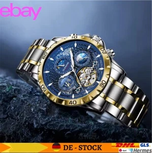 mechanische Uhren Männer automatische Armbanduhr wasserdichte Herren Uhr Sternen - Bild 1 von 18