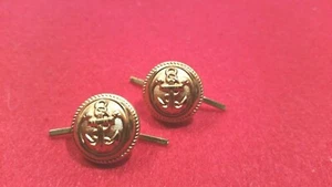 Lot de deux boutons à lamelle des Troupes de marine (15 mm )📌4a. - Imagen 1 de 2