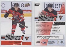 2017-18 Upper Deck CHL Star Rookies Red Xavier Simoneau #343