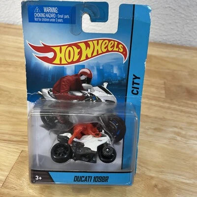 Hot Wheels Ducati 1098R City Motorcycle w/ red driver - P3 - Image 1 of 4