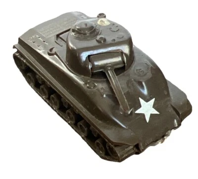 Aurora Military Midgets HO Scale Sherman Tank 2 1/2” - Image 1 of 4