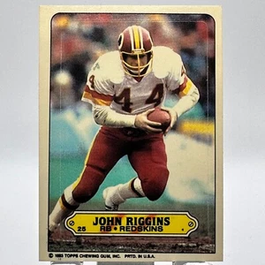 1983 Topps - Stickers John Riggins #25 - Picture 1 of 2