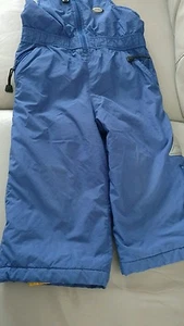 unisex youth Toddler kids L.L. Bean insulated snow suit ski Bib pants XXS 4 - Picture 1 of 6