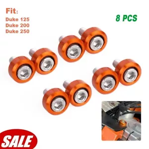 For 2015-2025 Duke 125 Duke 200 Duke 250 Mudguard Screws Meter Cover Bolts 8PCS - Picture 1 of 18