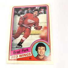 1984-85 NHLPA Brad Park Detroit Red Wings O-Pee-Chee 63 Hockey Collectible Card
