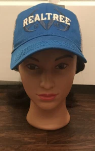 Cappello Realtree, blu, camionista in rete, snapback. Nuovo con etichette, taglia unica - Foto 1 di 3