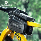 ROCKBROS Cycling Top Tube Frame Bag 1.3L Touch Screen Phone Case Bag Reflective