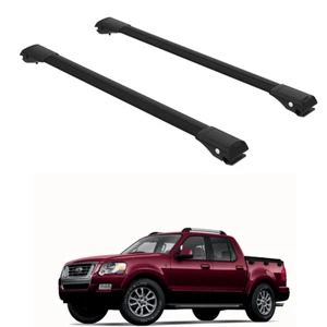 Roof Rack Cross Bars Set to fit Ford Explorer Sport Trac 2007-2010 Black set - Picture 1 of 20